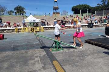Carrera de Tacones del Carnaval de Telde 2023/TA e Ildefonso Rodríguez.